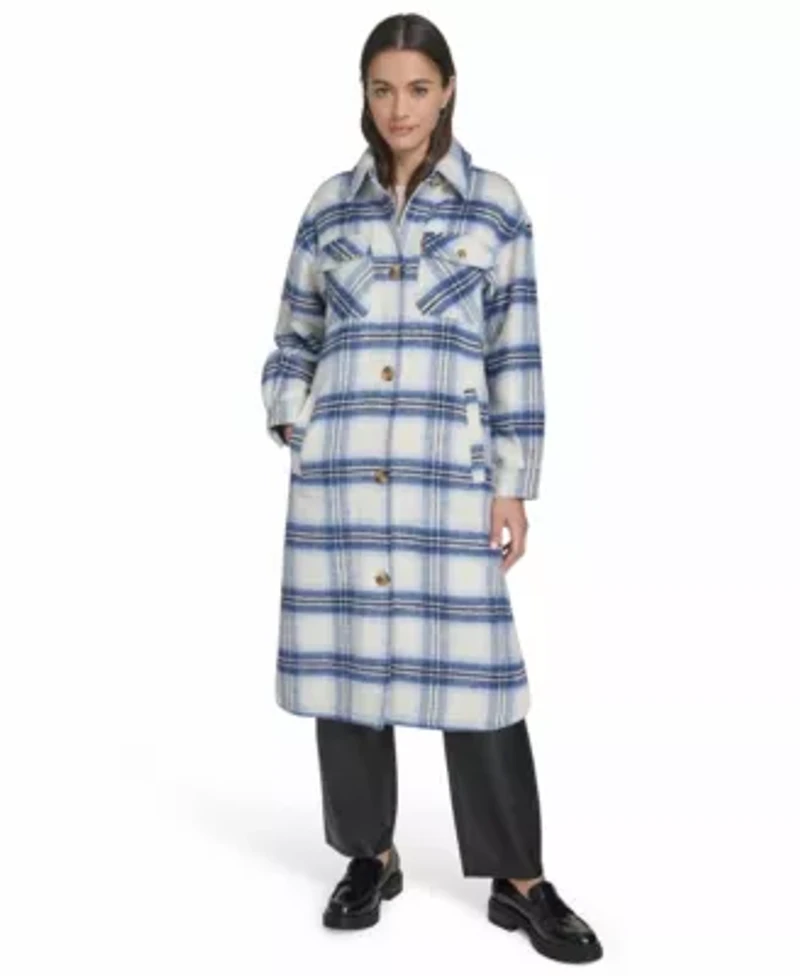 Maxi Plaid Shacket
