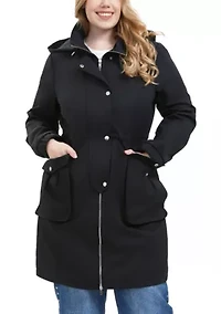 Plus Hooded Parka Jacket