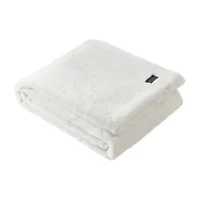 Faux Fur Solid Microfiber Throw Blanket