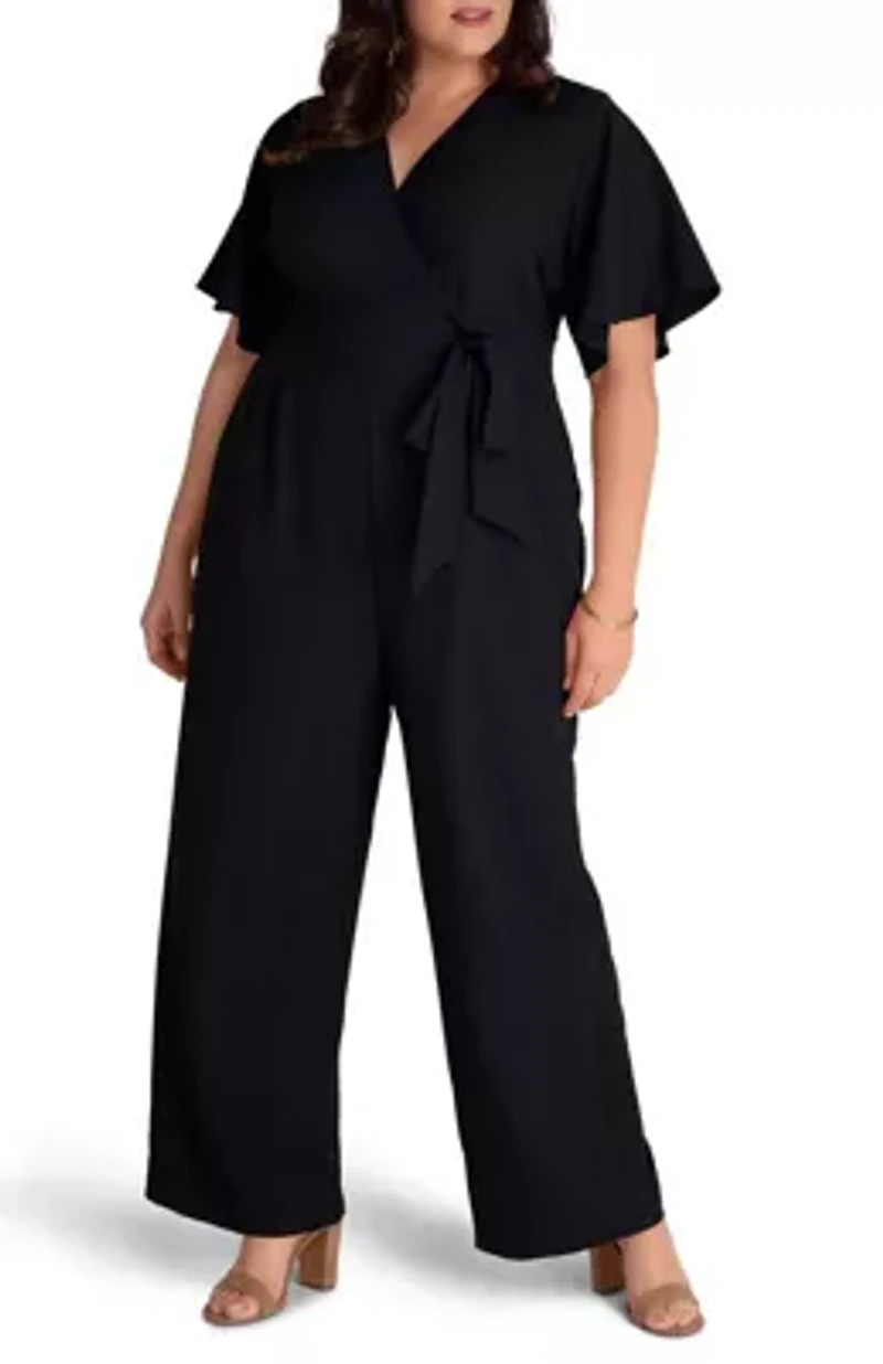 Women's Plus Charisma Crepe Jumpsuit