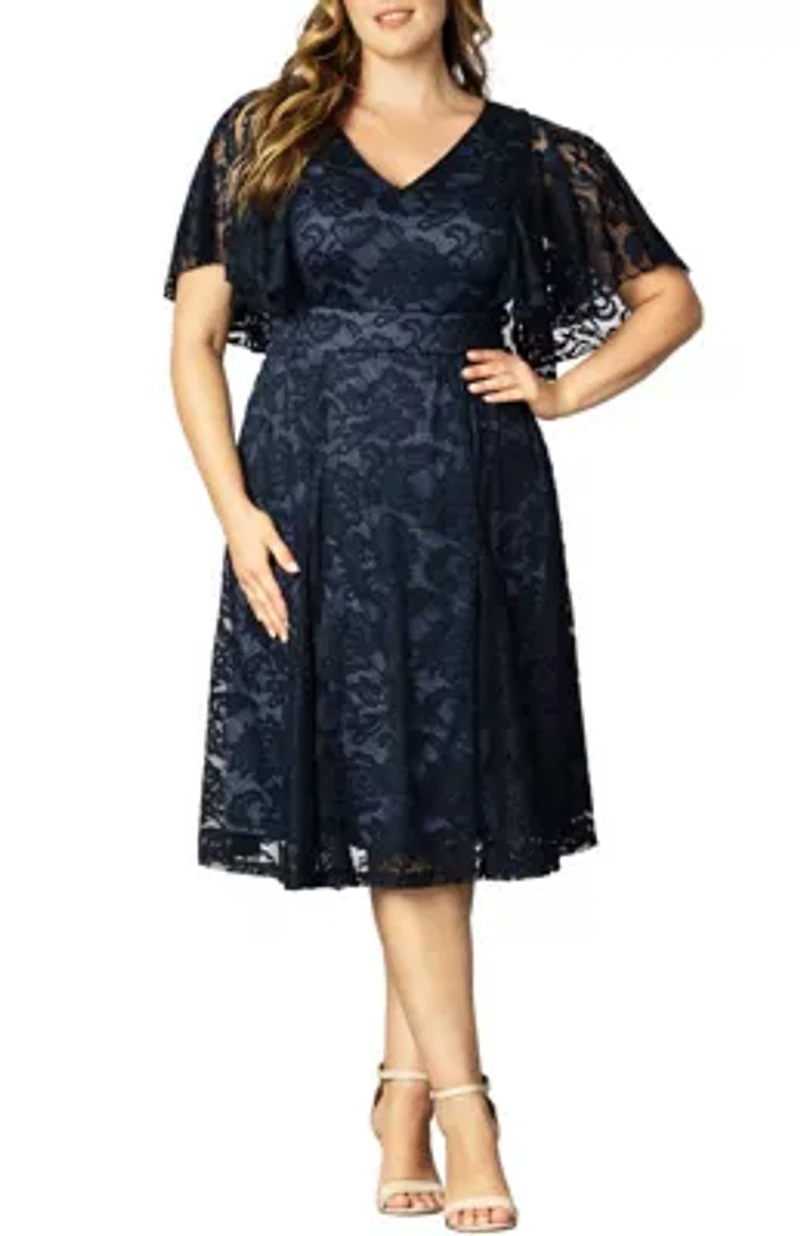 Women's Plus Camille Lace Cocktail Dress