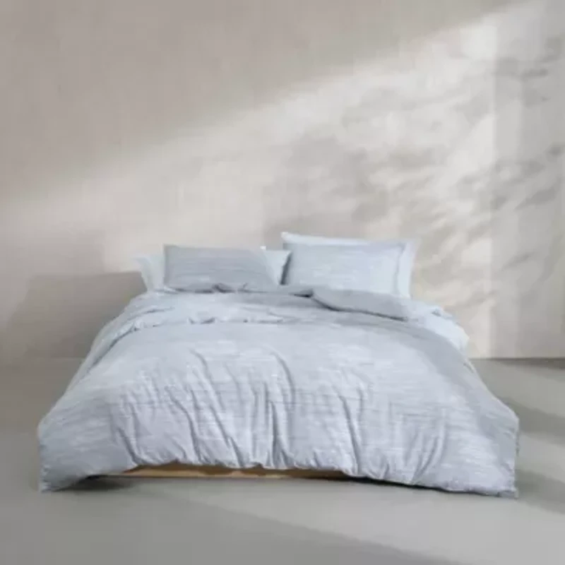 Wavy Stripe Cotton Duvet Set