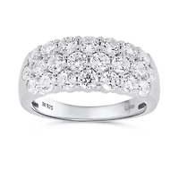 Lab Created 2CTW Grown Diamond Statement Ring Sterling Silver