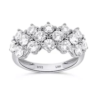 Lab Created 2CTW Grown Diamond Fashion Ring Sterling Silver