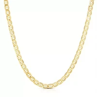 Mens 14k Gold THICK/HEAVY 5.5mm Gucci Mariner Chain Necklace