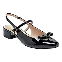 Adana Block Heel Dress Slingback Pumps