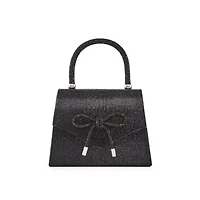 Celina, Rhinestone Covered Bow Detail Evening Clutch Bag