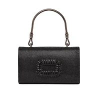 Cindy, Elegant Rhinestone Satin Handbag