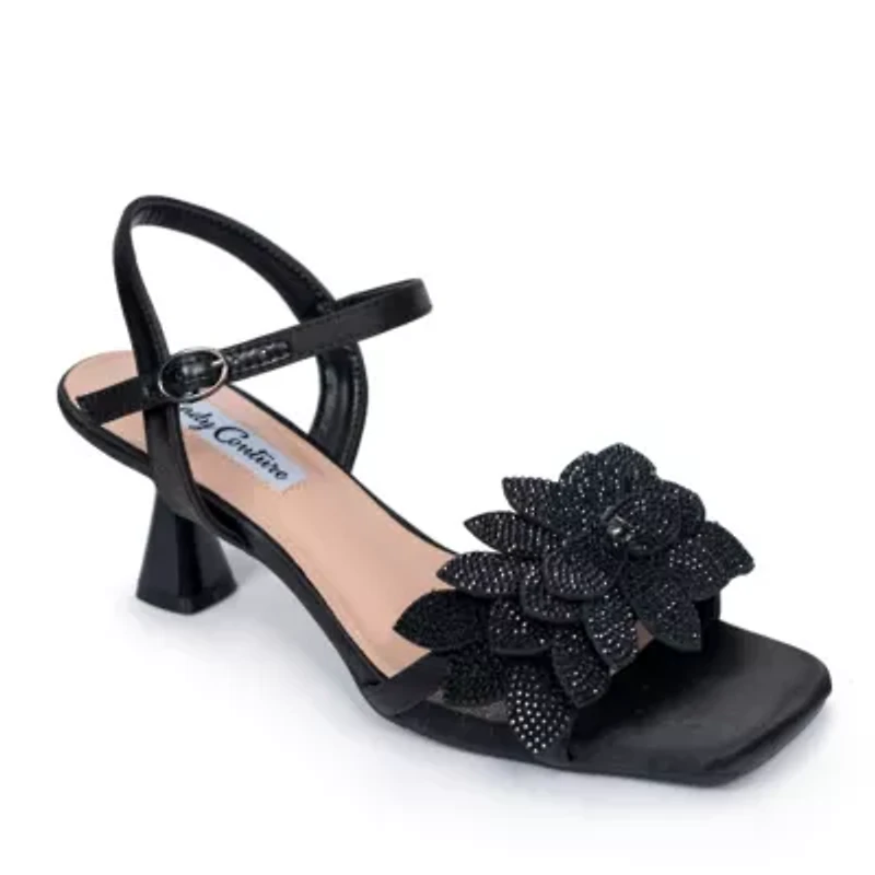 Lori, Flower Rhinestone Sandal