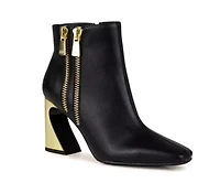 Lush, Double Zipper Metal Heel Boot