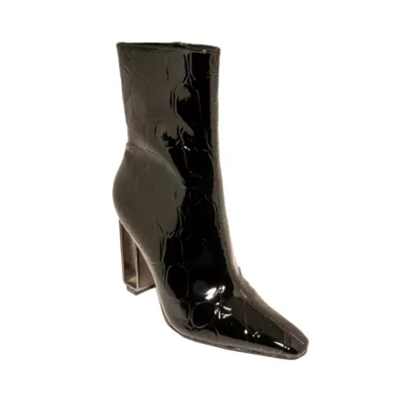 Palladium, Geometric Metal Heel Bootie