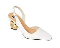 Rain, Metallic Heel Slingback