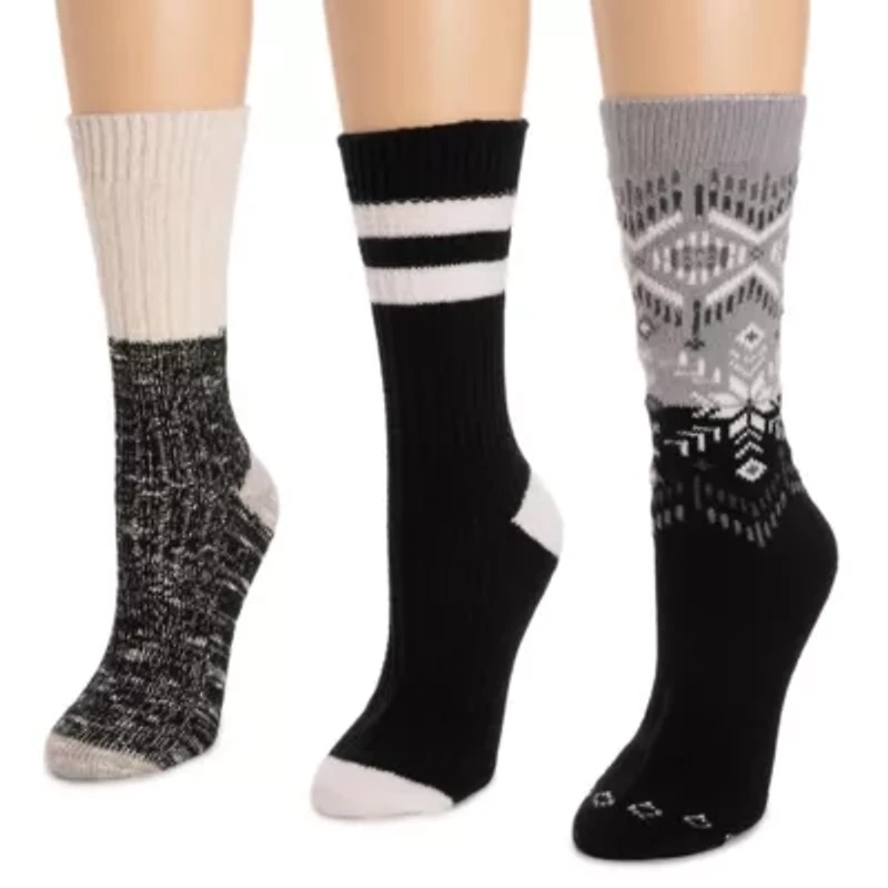 Microfiber Boot Socks 3 Pair Pack