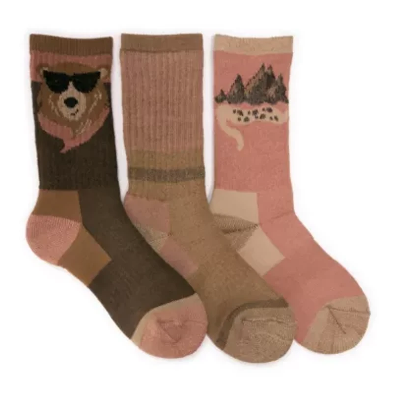 Hiking Heat Retainer Crew Sock 3 Pack