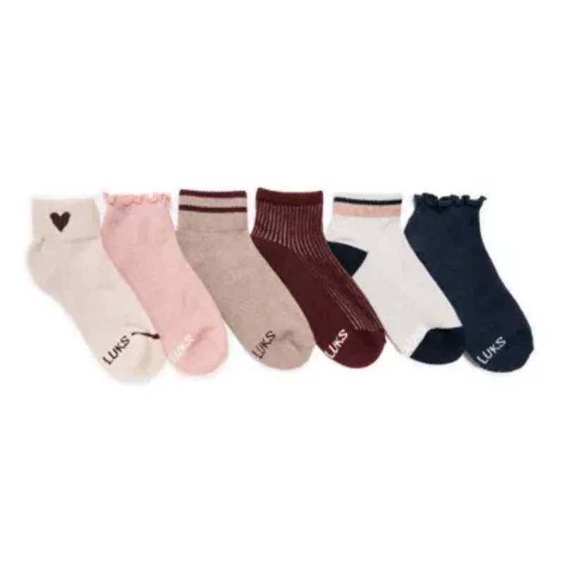 6 Pack Dream Mini Crew Sock