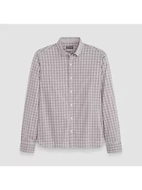 Cronbie Long Sleeve Stainshield Tattersall Shirt