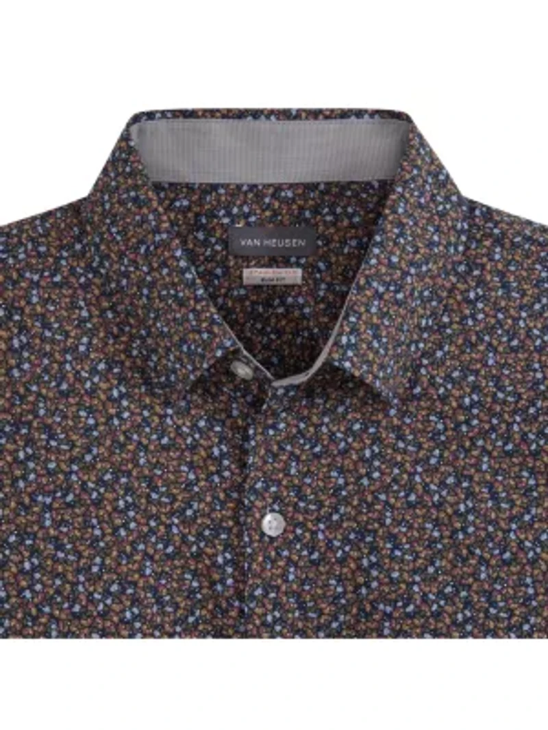 Cronbie Long Sleeve Stainshield Floral Shirt