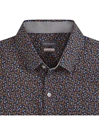 Cronbie Long Sleeve Stainshield Floral Shirt