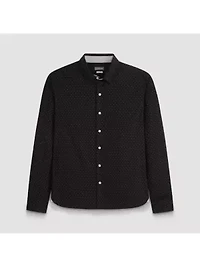 Cronbie Long Sleeve Stainshield Dot Shirt