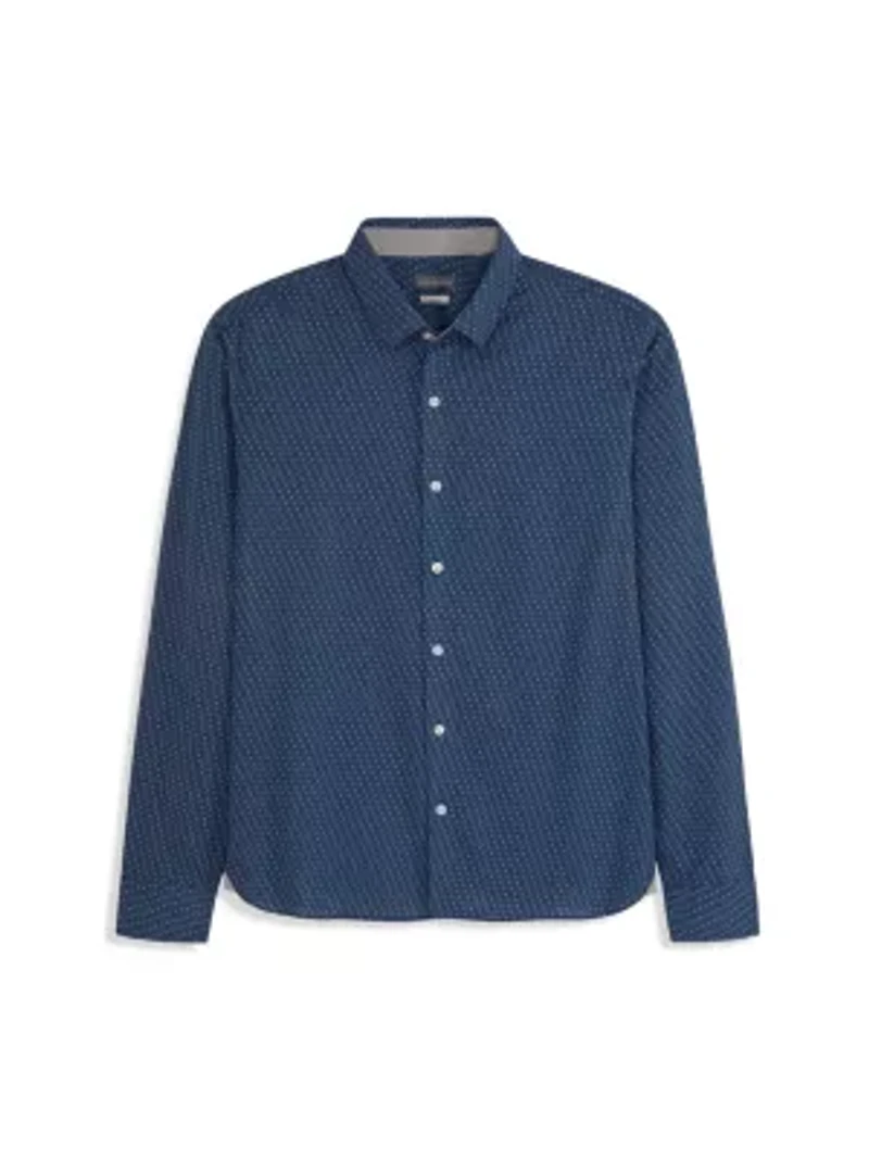 Cronbie Long Sleeve Stainshield  Hbone Shirt