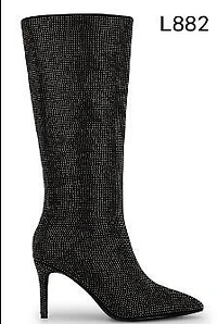 Jemma Rhinestone Tall Boot
