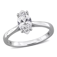 Lab Created Grown Diamonds Ring Sterling Silver