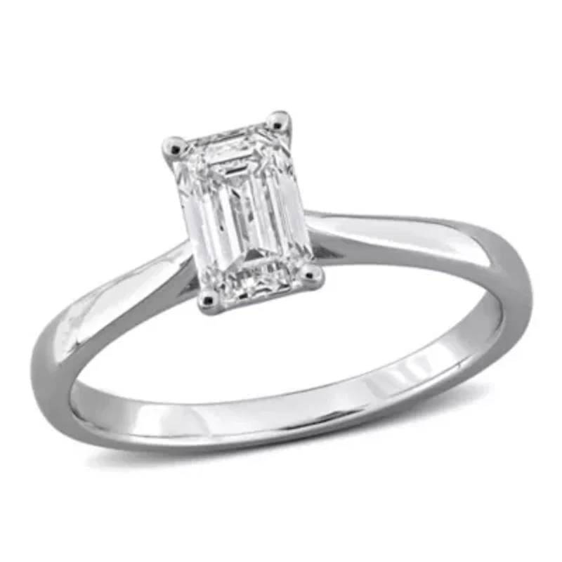 Lab Created Grown Diamonds Ring Sterling Silver