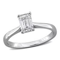 Lab Created Grown Diamonds Ring Sterling Silver