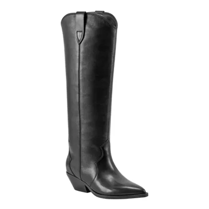 Ander Pointy Toe Block Heel Dress Boots