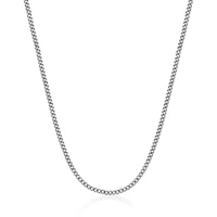 Stainless Steel 4mm Curb Chain Necklace