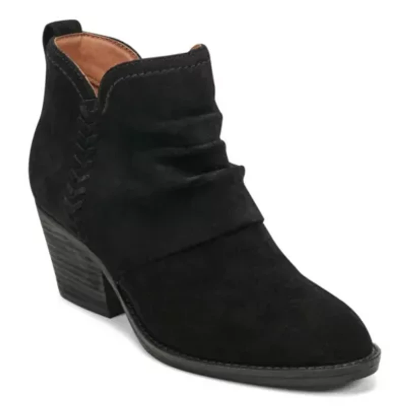 Chandy Block Heel Casual Ankle Booties