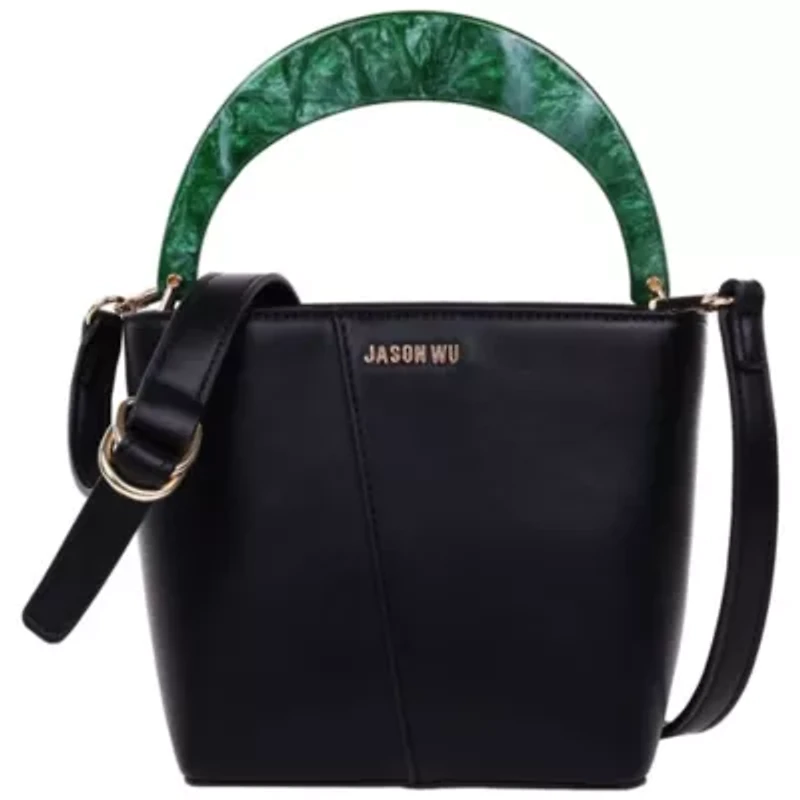 Jason Wu Small Smooth PU Tote with Acrylic Top Handle