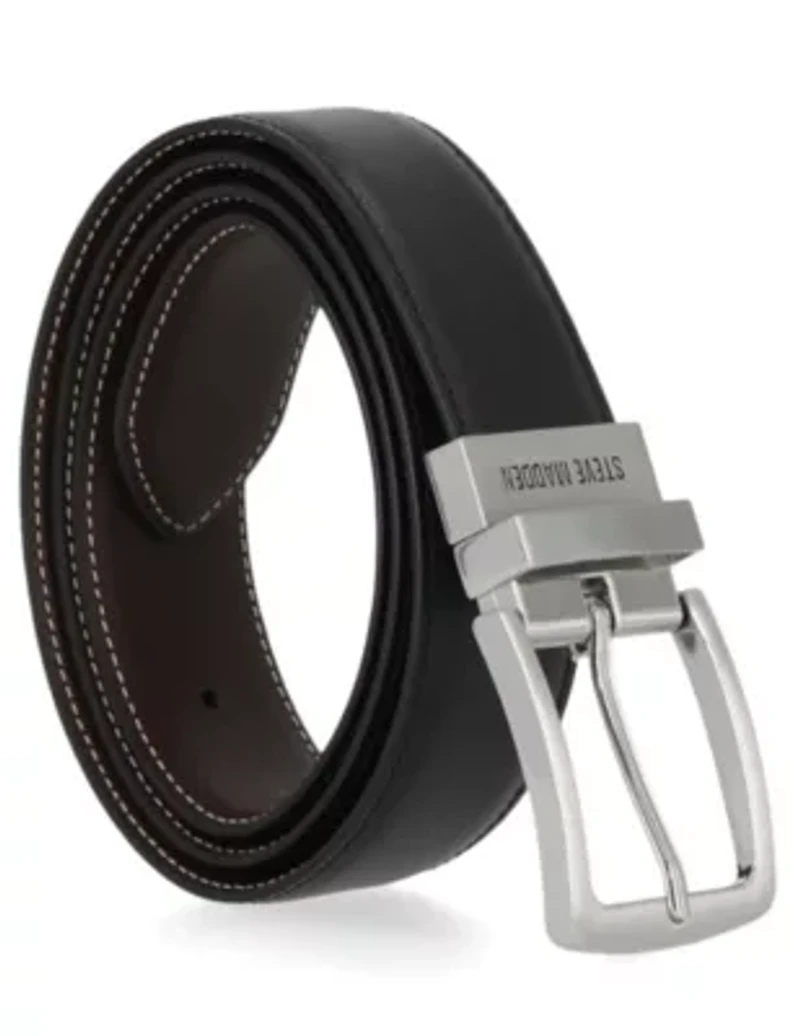 STEVE MADDEN CASUAL FEATHER EDGE BELT