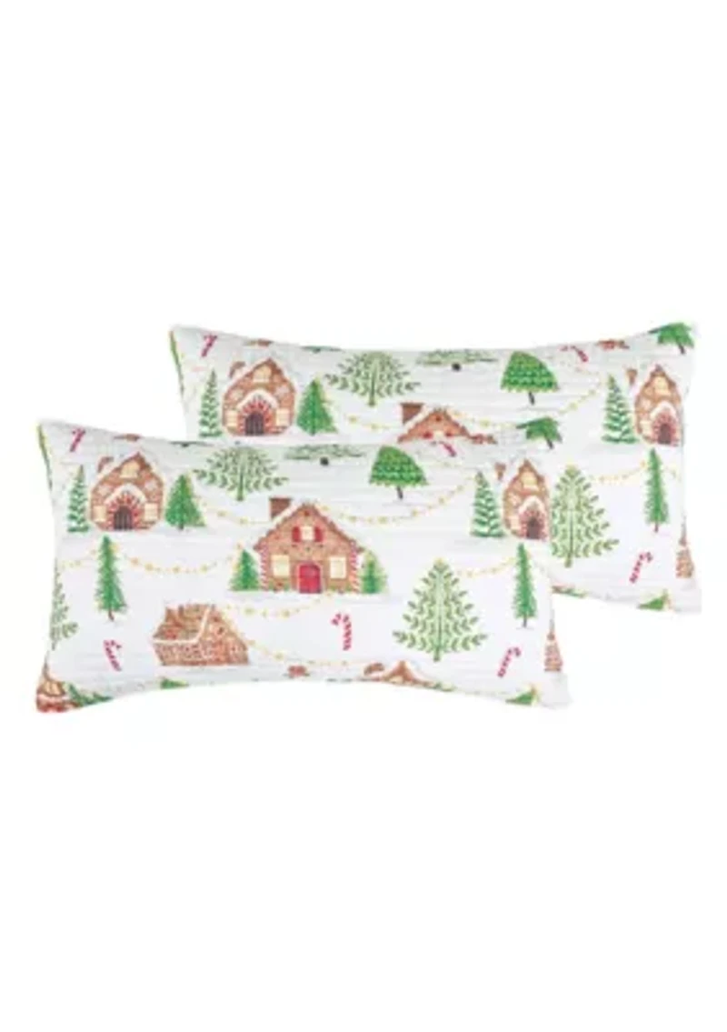 Gingerbread Village Sham