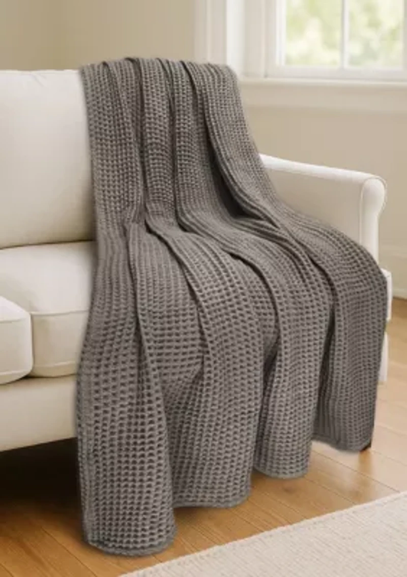 Waffle Blanket Throw