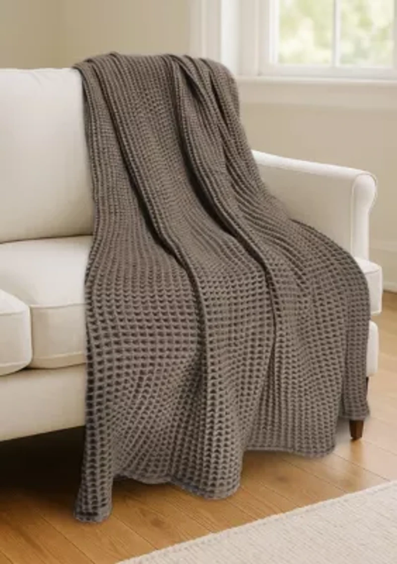 Waffle Blanket Throw