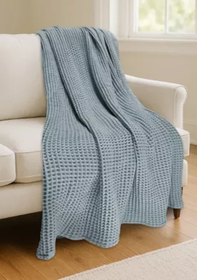 Waffle Blanket Throw