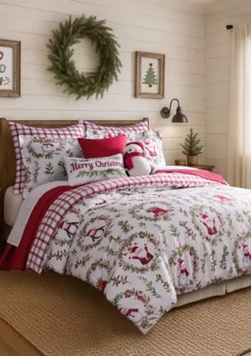 Pine & Plaid Duvet Cover Set