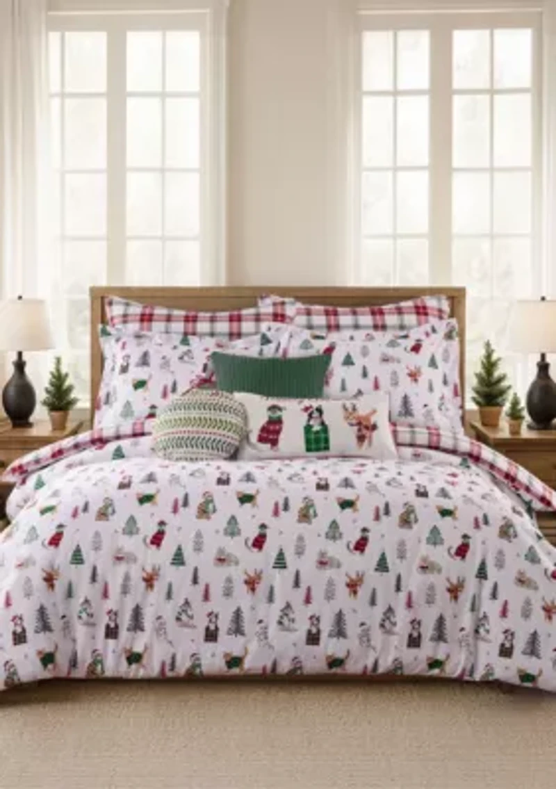 Meowy Christmas Duvet Cover Set