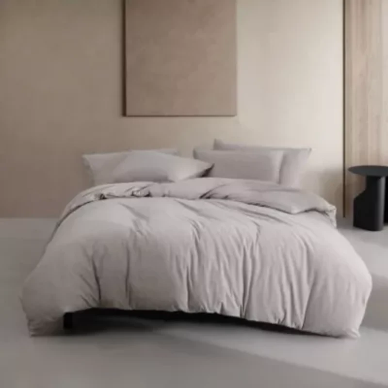 Modern Cotton Melange Duvet Set