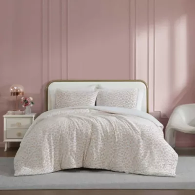 Betseys Leopard Microfiber Comforter Set