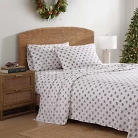 Palm Tree Trellis Cotton Sheet Set