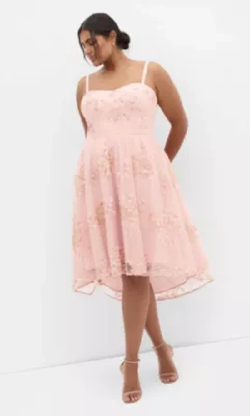 Ambrosia Strapless Tulle Dress