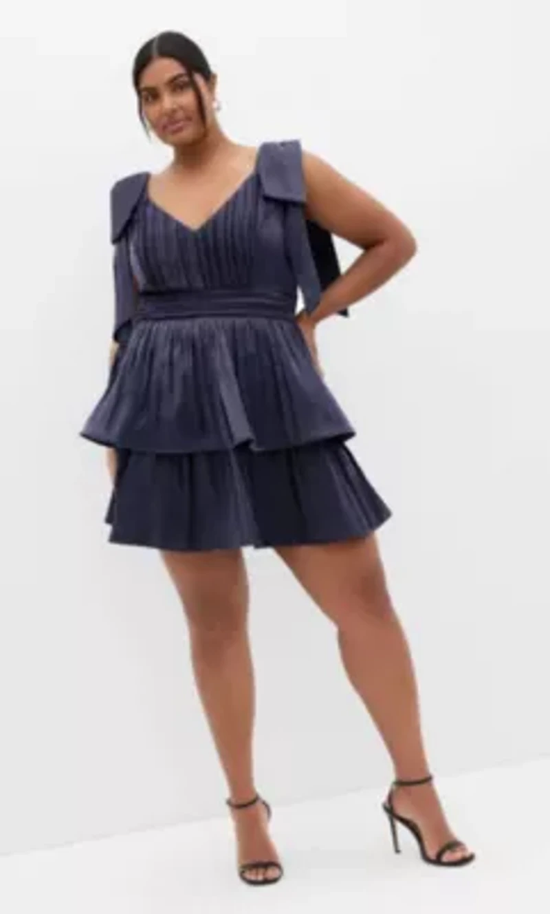 Betty Ruffle Mini Dress