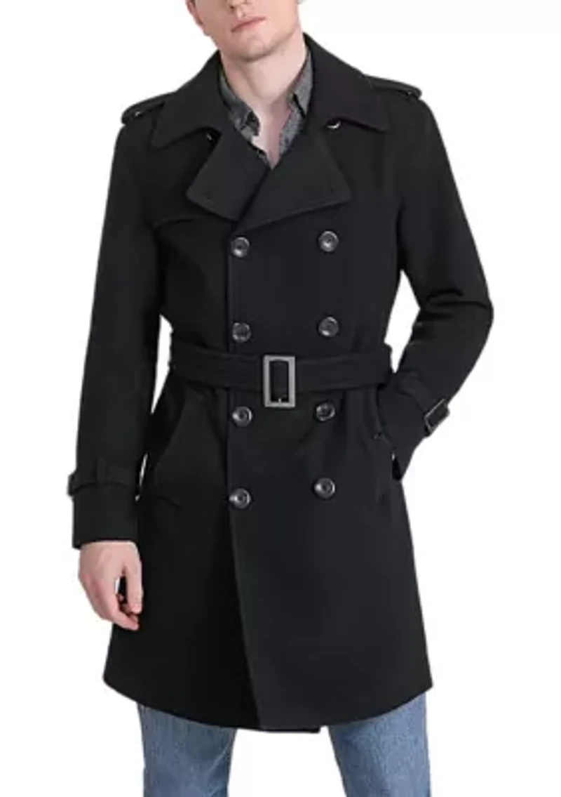 Men's Jake Wool Blend Trench Coat