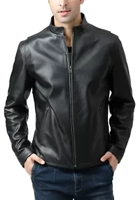 Men's Urban Motorcycle Leather Jacket