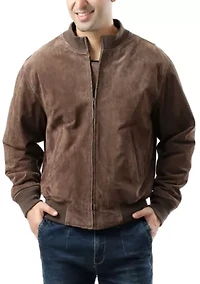 Men's WWII Suede Leather Tanker Jacket
