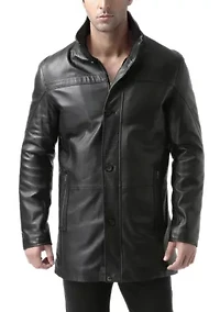 Men's Chad Leather Car Coat