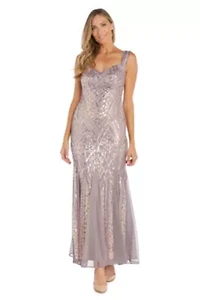 Long Beaded Dress