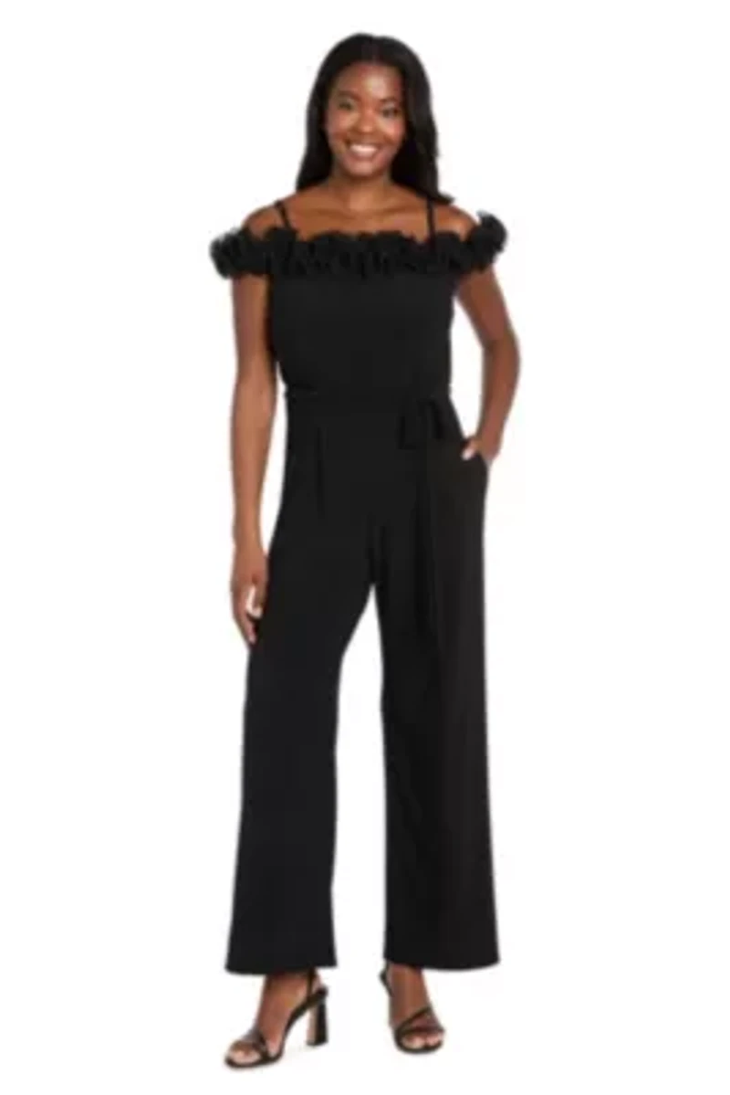 Ruffle Long Jumpsuit